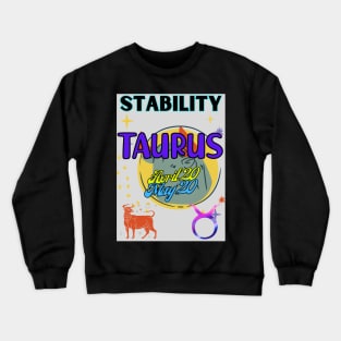 Astrology signs Taurus symbols Crewneck Sweatshirt